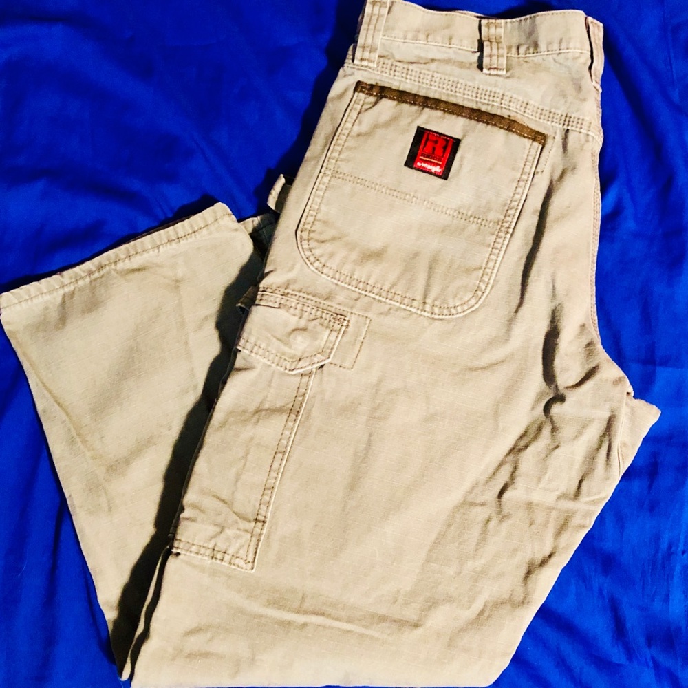 Men Riggs Work Gear By Wrangler Jeans Size:34X30